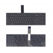Клавиатура для ноутбука Asus A56, K56, S56, X502 чёрная, без рамки, плоский Enter