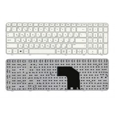 Клавиатура для ноутбука HP Pavilion G6-2000, G6-2100, G6-2200, G6-2300 Белая, с рамкой