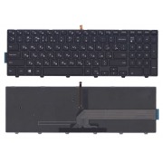 Клавиатура Dell Inspiron 15-3000, 15-5000, 17-5000, MP-13N73US-442 черная с подсветкой