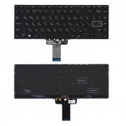 Клавиатура Asus E410, F413, K413, M413, S433, S4600, X413, X421, 3BBKWTAJN00 черная с подсветкой
