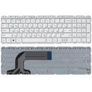 Клавиатура HP Pavilion 17-e000, 17-e100, 725365-251 Белая, без рамки