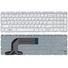 Клавиатура для ноутбука HP Pavilion 17-e000, 17-e100 Белая, без рамки