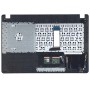 Верхняя панель с клавиатурой для ноутбука Asus X451, X451C, X451CA черная