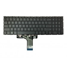 Клавиатура для ноутбука HP Pavilion 15-eg0000, 15-eg1000, 15-eg2000, 15-eg3000, 15-eh0000, 15-eh1000, 15-eh2000, 15-eh3000 черная, без рамки
