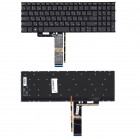 Клавиатура Lenovo IdeaPad 1 15ADA7, 15ALC7, 15IGL7, 3 15ADA6, 15ALC6, 15ITL6, 17ADA6, 17ALC6, 17ITL6, 5 15ALC05, 15IIL05, 15ITL05, V15 G2 ALC, V15 G2 ITL, V17 G2 ITL, V17 G3 IAP, PR5S-RU черная, без рамки, с подсветкой