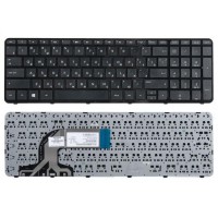 Клавиатура HP 250 G3, 255 G2, 255 G3, 15-d, 15-g, 15-r, Pavilion 15-e, 15-n, 719853-251 черная, с рамкой