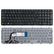 Клавиатура для ноутбука HP 250 G3, 255 G2, 255 G3, 15-d, 15-g, 15-r, Pavilion 15-e, 15-n черная, с рамкой