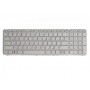 Клавиатура для ноутбука HP Pavilion 17-e000, 17-e100 Белая, с рамкой