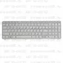Клавиатура для ноутбука HP 15-d032 Белая, с рамкой