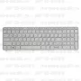 Клавиатура для ноутбука HP 15-d066 Белая, с рамкой