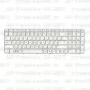 Клавиатура для ноутбука HP Pavilion G6-2187 Белая, с рамкой