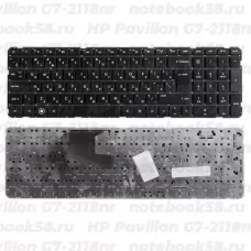 Клавиатура для ноутбука HP Pavilion G7-2118nr Чёрная, без рамки, вертикальный ENTER