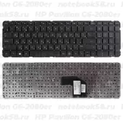 Клавиатура для ноутбука HP Pavilion G6-2080er Черная, без рамки