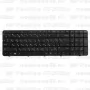 Клавиатура для ноутбука HP Pavilion G7-2025sr Чёрная с рамкой
