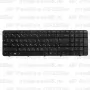 Клавиатура для ноутбука HP Pavilion G7-2253er Чёрная с рамкой