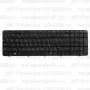Клавиатура для ноутбука HP Pavilion G7-2259nr Чёрная с рамкой