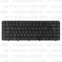 Клавиатура для ноутбука HP Pavilion DV6-3215 Чёрная, с рамкой