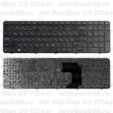 Клавиатура для ноутбука HP Pavilion G7-1314sr Черная