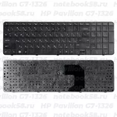 Клавиатура для ноутбука HP Pavilion G7-1326 Черная