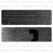 Клавиатура для ноутбука HP Pavilion G7-1005 Черная