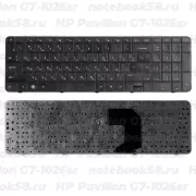 Клавиатура для ноутбука HP Pavilion G7-1026sr Черная
