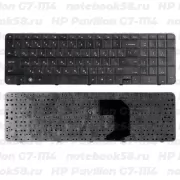 Клавиатура для ноутбука HP Pavilion G7-1114 Черная