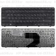 Клавиатура для ноутбука HP Pavilion G6-1333sr Черная