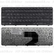 Клавиатура для ноутбука HP Pavilion G6-1360er Черная