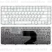 Клавиатура для ноутбука HP Pavilion G6-1d93 Белая