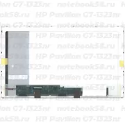 Матрица для ноутбука HP Pavilion G7-1323nr (1600x900 HD+) TN, 40pin, Глянцевая