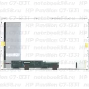 Матрица для ноутбука HP Pavilion G7-1331 (1600x900 HD+) TN, 40pin, Глянцевая