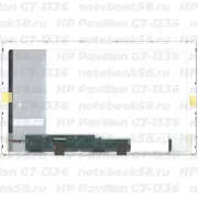 Матрица для ноутбука HP Pavilion G7-1336 (1600x900 HD+) TN, 40pin, Глянцевая