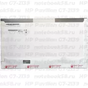Матрица для ноутбука HP Pavilion G7-2139 (1600x900 HD+) TN, 40pin, Глянцевая