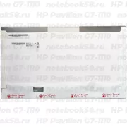 Матрица для ноутбука HP Pavilion G7-1110 (1600x900 HD+) TN, 40pin, Глянцевая