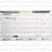 Матрица для ноутбука HP Pavilion G7-1219 (1600x900 HD+) TN, 40pin, Глянцевая