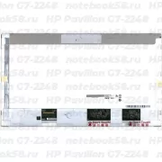 Матрица для ноутбука HP Pavilion G7-2248 (1600x900 HD+) TN, 40pin, Матовая