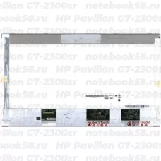 Матрица для ноутбука HP Pavilion G7-2300sr (1600x900 HD+) TN, 40pin, Матовая