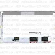 Матрица для ноутбука HP Pavilion G7-1002 (1600x900 HD+) TN, 40pin, Матовая