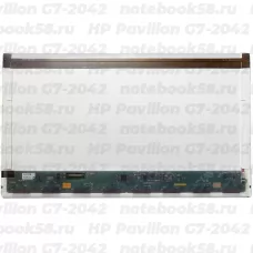 Матрица для ноутбука HP Pavilion G7-2042 (1600x900 HD+) TN, 40pin, Глянцевая