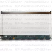 Матрица для ноутбука HP Pavilion G7-2254er (1600x900 HD+) TN, 40pin, Глянцевая
