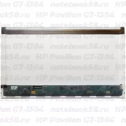 Матрица для ноутбука HP Pavilion G7-1304 (1600x900 HD+) TN, 40pin, Глянцевая