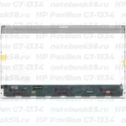 Матрица для ноутбука HP Pavilion G7-1334 (1600x900 HD+) TN, 40pin, Глянцевая