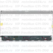 Матрица для ноутбука HP Pavilion G7t-1100 (1600x900 HD+) TN, 40pin, Глянцевая