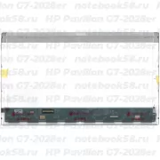 Матрица для ноутбука HP Pavilion G7-2028er (1600x900 HD+) TN, 40pin, Глянцевая