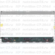 Матрица для ноутбука HP Pavilion G7-2040 (1600x900 HD+) TN, 40pin, Глянцевая