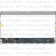 Матрица для ноутбука HP Pavilion G7-2051er (1600x900 HD+) TN, 40pin, Глянцевая