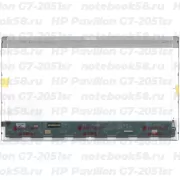 Матрица для ноутбука HP Pavilion G7-2051sr (1600x900 HD+) TN, 40pin, Глянцевая