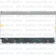 Матрица для ноутбука HP Pavilion G7-2225sr (1600x900 HD+) TN, 40pin, Глянцевая