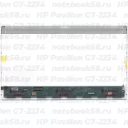 Матрица для ноутбука HP Pavilion G7-2234 (1600x900 HD+) TN, 40pin, Глянцевая