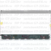 Матрица для ноутбука HP Pavilion G7-2252er (1600x900 HD+) TN, 40pin, Глянцевая